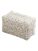 Trousse de toilette femme fleurie trousse maquillage motif fleurs colorée douce et colorée pour transport de maquillage essentiels