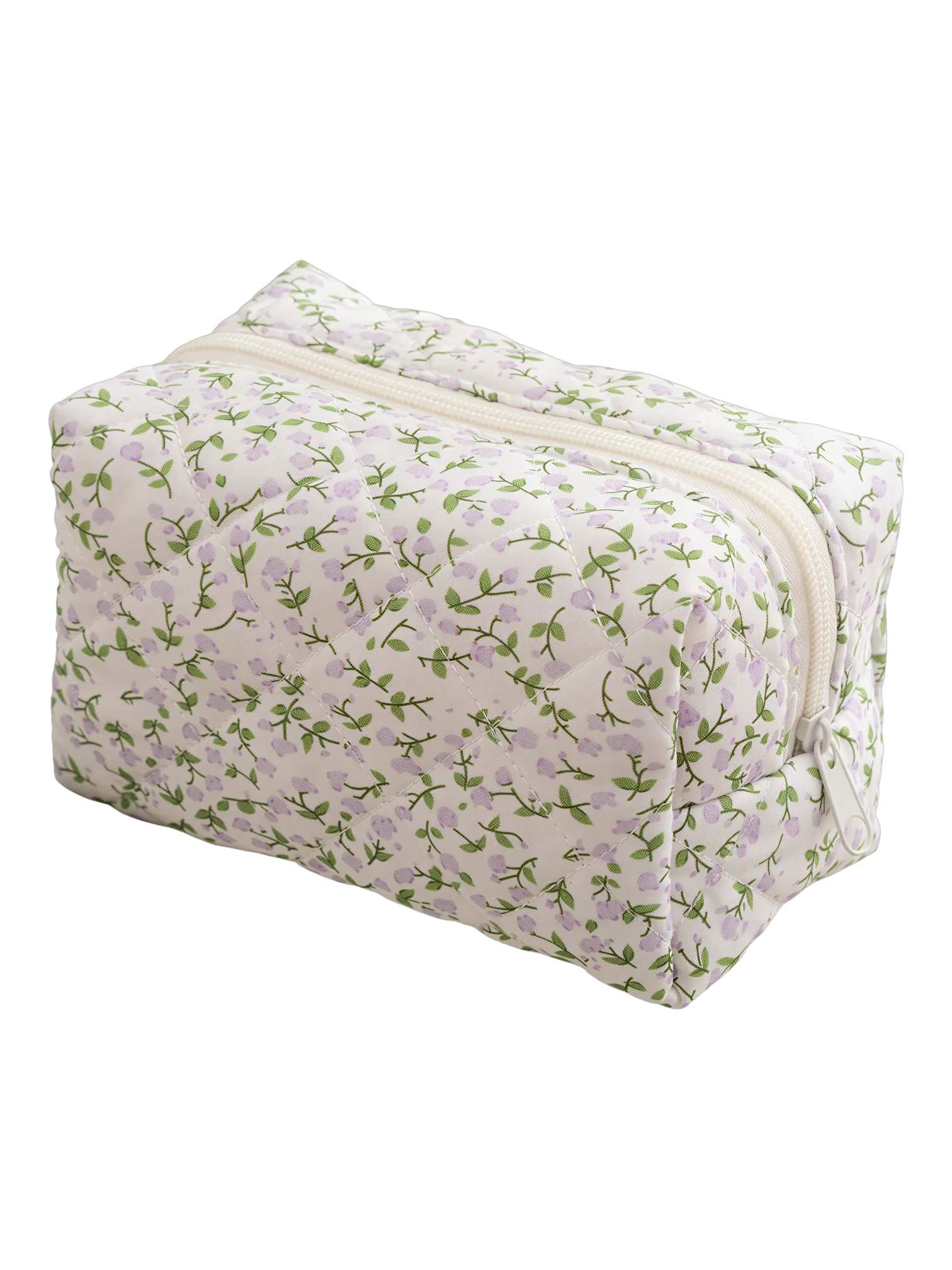 Trousse de toilette femme fleurie trousse maquillage motif fleurs colorée douce et colorée pour transport de maquillage essentiels