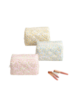 Trousse de toilette femme fleurie trousse maquillage motif fleurs colorée petits pouchs colorés avec fleurs multiples ensemble 3 pièces Trousse de toilette femme fleurie trousse maquillage motif fleurs colorée petits pouchs colorés avec fleurs multiples ensemble 3 pièces
