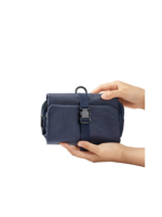 Trousse de toilette homme compacte pliable à suspendre avec multiple compartiments en tissu durable et pratique pour voyages Trousse de toilette homme compacte pliable à suspendre avec multiple compartiments en tissu durable et pratique pour voyages