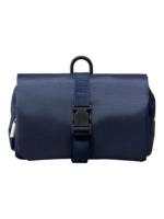 Trousse de toilette homme compacte pliable à suspendre avec multiple compartiments en tissu navy ergonomique pour voyage Trousse de toilette homme compacte pliable à suspendre avec multiple compartiments en tissu navy ergonomique pour voyage