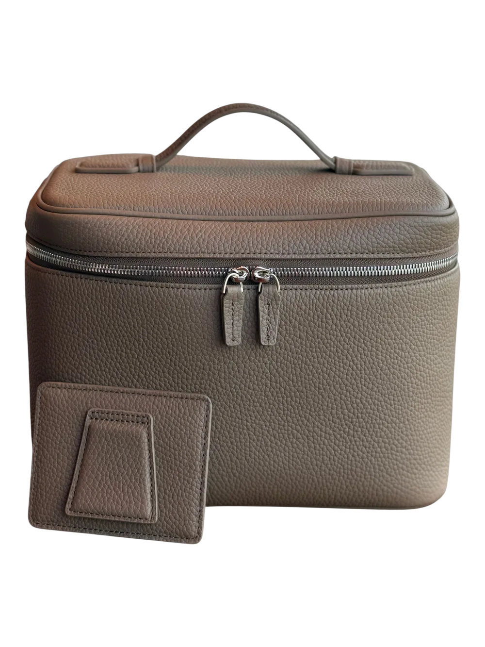 Vanity maquillage en cuir artisanal colorée pochettes avec compartiments intérieurs rectangulaire zippée de haute qualité