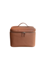 Vanity maquillage en cuir artisanal colorée pochettes et partitions intérieurs durable et pratique pour utilisation quotidienne avec poignée