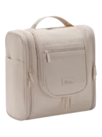 Grande trousse avec crochet à suspendre pratique pochettes et compartiments beige organisation voyage accessoires femme Grande trousse avec crochet à suspendre pratique pochettes et compartiments beige organisation voyage accessoires femme