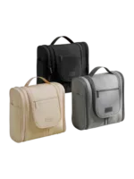 Grande trousse avec crochet à suspendre pratique pochettes et compartiments noir beige gris accessoires de voyage organisateur Grande trousse avec crochet à suspendre pratique pochettes et compartiments noir beige gris accessoires de voyage organisateur