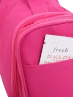Grande trousse de toilette colorée à suspendre unisexe avec plusieurs pochettes et compartiments pink environmentally friendly storage Grande trousse de toilette colorée à suspendre unisexe avec plusieurs pochettes et compartiments pink environmentally friendly storage