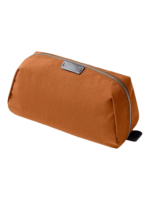 Petite trousse de toilette homme grande ouverture pratique avec plusieurs pochettes internes couleur marron design organisateur