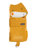 Trousse de rangement bébé à suspendre motif renard coloris jaune pour chambres d enfants articles de bébé organisation astuce Trousse de rangement bébé à suspendre motif renard coloris jaune pour chambres d enfants articles de bébé organisation astuce