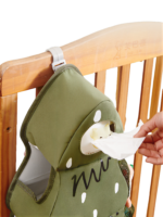 Trousse de rangement bébé à suspendre motif renard sapin grizzly enfant pratique suspendue jouets accessoires décoratif vert fonctionnel