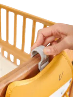 Trousse de rangement bébé à suspendre motif renard sapin grizzly pour organiser l equipement bébé dans la chambre avec clip ergonomique Trousse de rangement bébé à suspendre motif renard sapin grizzly pour organiser l equipement bébé dans la chambre avec clip ergonomique