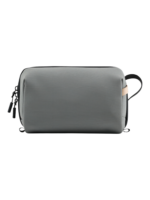 Trousse de toilette avec coque rigide de protection suspendable et compartimentée pratique pour voyage transport et outdoor grise Trousse de toilette avec coque rigide de protection suspendable et compartimentée pratique pour voyage transport et outdoor grise