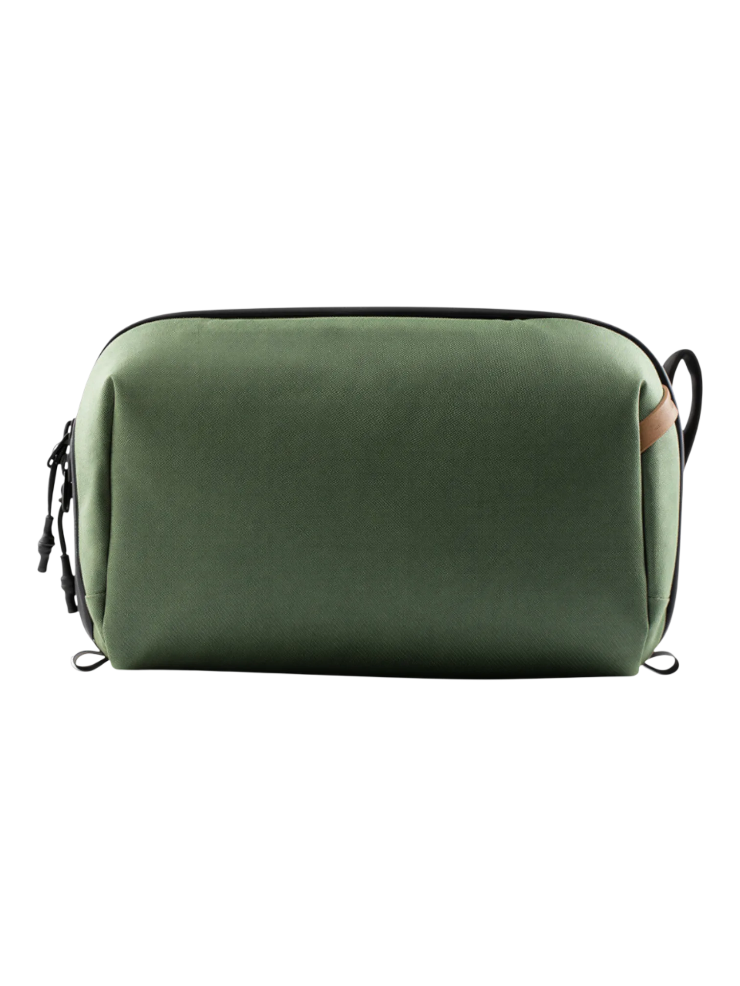 Trousse de toilette avec coque rigide de protection suspendable et compartimentee pratique pour voyage transport et outdoor verte