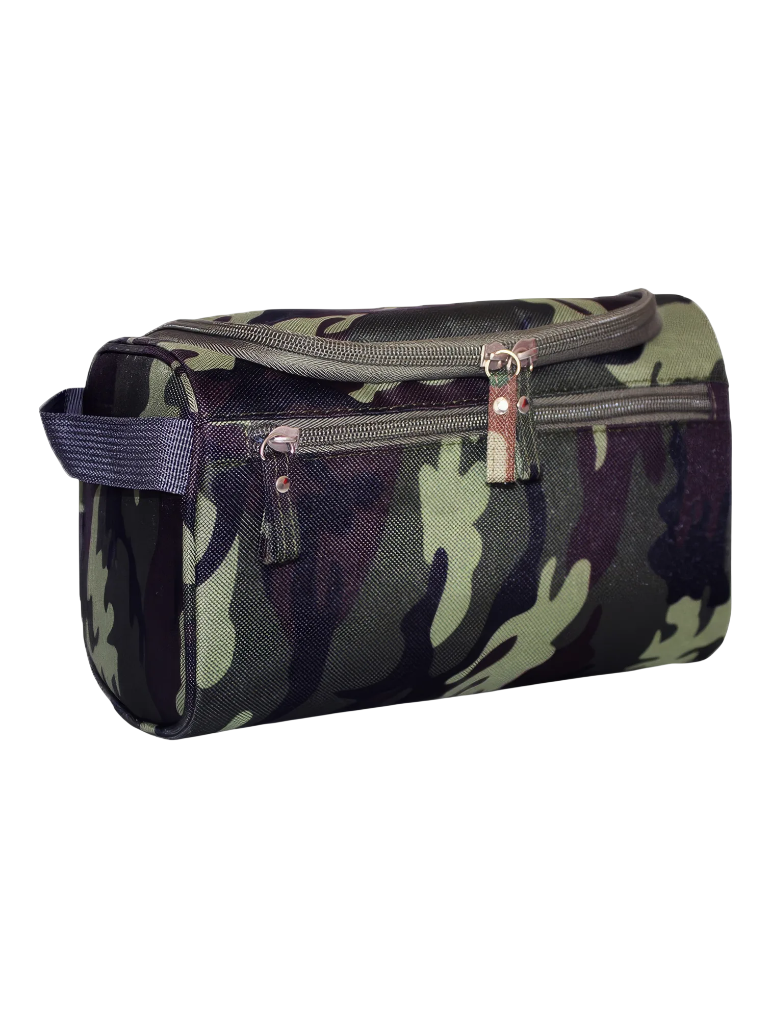 Trousse de toilette militaire camouflage pour homme pochette avec compartiments crochet à suspendre pour voyage