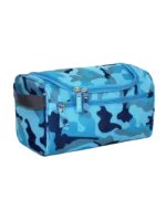 Trousse de toilette militaire camouflage pour homme pochette avec compartiments et crochet à suspendre pour voyage