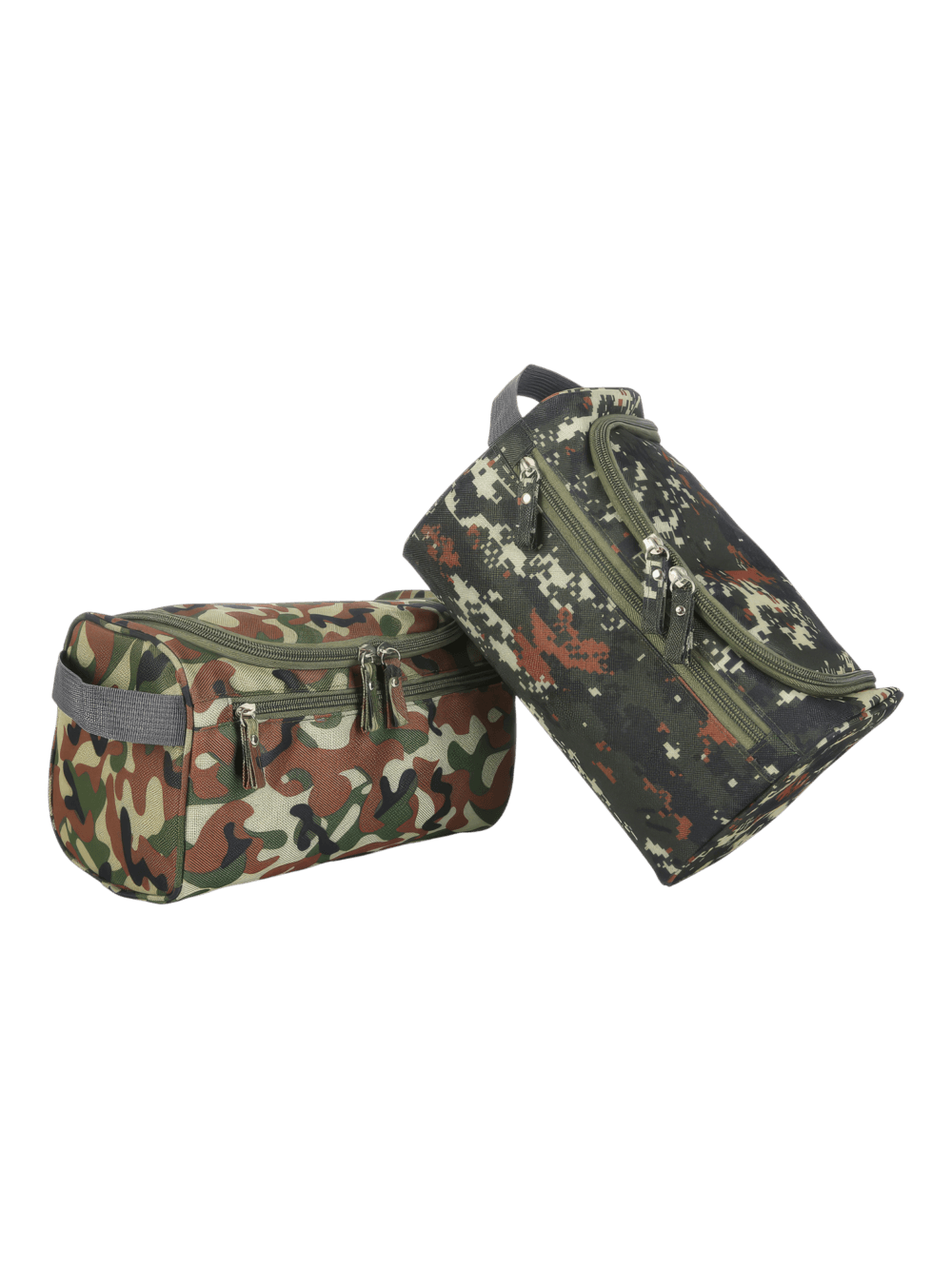 Trousse de toilette militaire camouflage pour homme pochette avec compartiments et crochet à suspendre pour voyage 2 Trousse de toilette militaire camouflage pour homme pochette avec compartiments et crochet à suspendre pour voyage 2