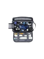 Trousse de toilette pratique multi compartiments avec pochettes et élastiques internes pour soins personnels et cosmétiques durable et organisé Trousse de toilette pratique multi compartiments avec pochettes et élastiques internes pour soins personnels et cosmétiques durable et organisé