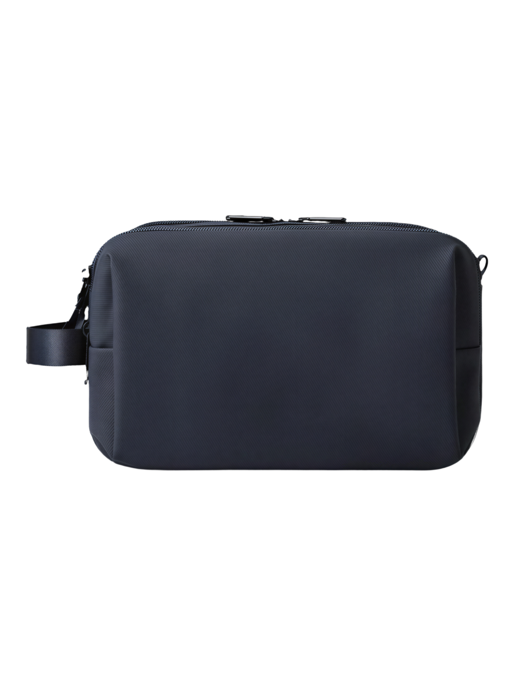 Trousse de toilette pratique multi compartiments avec pochettes et elastiques internes pour voyage en néoprène noir