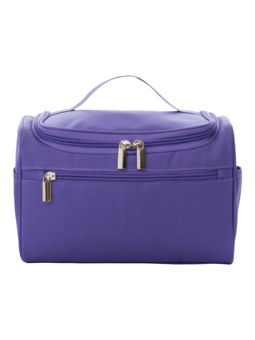 Trousse de toilette compacte avec crochet pochettes filet et compartiments en couleur violette pour voyage organisée Trousse de toilette compacte avec crochet pochettes filet et compartiments en couleur violette pour voyage organisée