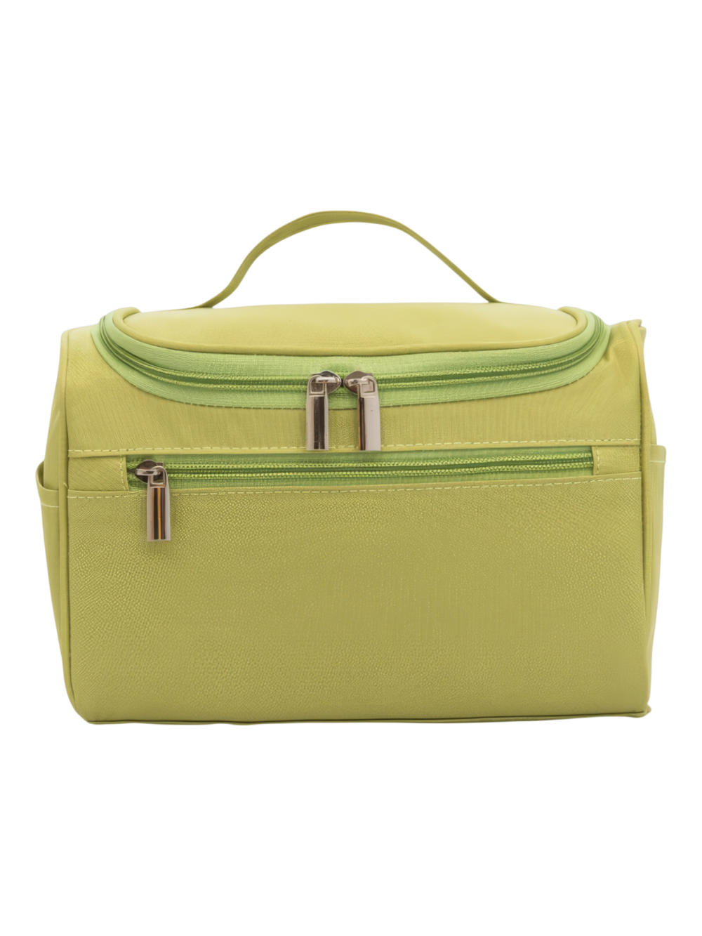 Trousse de toilette compacte avec crochet pochettes filet et compartiments en tissu vert limette compacte et pratique Trousse de toilette compacte avec crochet pochettes filet et compartiments en tissu vert limette compacte et pratique