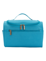 Trousse de toilette compacte avec crochet pochettes filet et compartiments sac bleu ciel avec poignée et fermetures éclair Trousse de toilette compacte avec crochet pochettes filet et compartiments sac bleu ciel avec poignée et fermetures éclair
