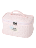 Trousse de toilette et maquillage femme matelassée avec ourson douce couleur rose plusieurs coloris avec zip Trousse de toilette et maquillage femme matelassée avec ourson douce couleur rose plusieurs coloris avec zip