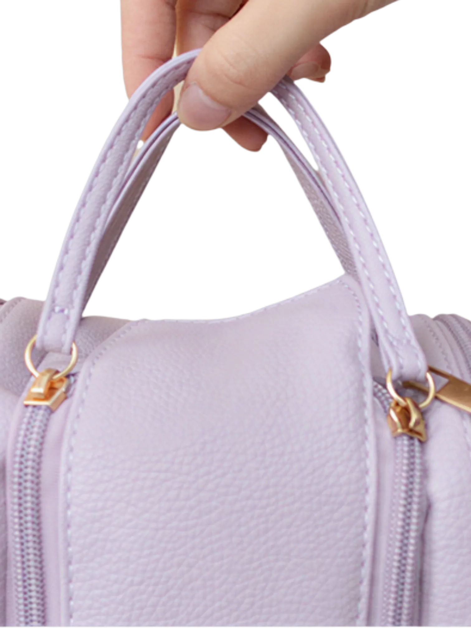 Trousse de toilette et maquillage grande ouverture pour femme avec compartiments en similicuir douce étanche et pratique