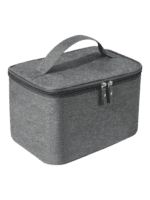 Vanity de toilette homme grande ouverture avec poign e coffre gris pratique pour accessoires de soin avec zip et poign e Vanity de toilette homme grande ouverture avec poign e coffre gris pratique pour accessoires de soin avec zip et poign e
