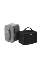 Vanity de toilette homme grande ouverture avec poignée ensemble de deux paniers de rangement pour homme