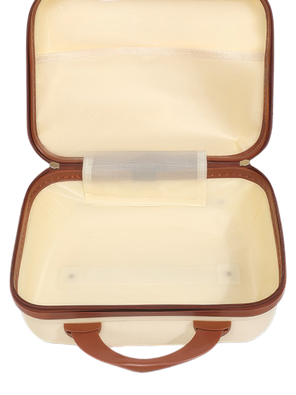 Vanity de voyage rigide pour femme avec poignée et sangle trolley coffre beauté élégant pour maquillage et accessoires Vanity de voyage rigide pour femme avec poignée et sangle trolley coffre beauté élégant pour maquillage et accessoires