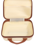 Vanity de voyage rigide pour femme avec poignée et sangle trolley coffre beauté élégant pour maquillage et accessoires